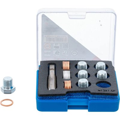 Sada pro opravu závitů olejových van M13 x 1,5 mm, BGS - B156 – Hledejceny.cz