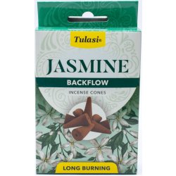 Tulasi Jasmine backflow indické vonné františky 10 ks