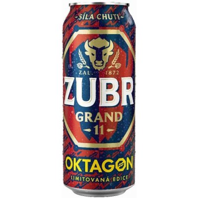 Zubr Grand 4 x chmelené 11° 4,8% 0,5 l (plech) – Sleviste.cz