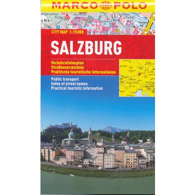 Salzburg 1:15 T kapesní mapa MP lamino – Zboží Mobilmania