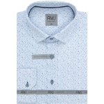 AMJ košile s krátkým rukávem JK046 azurová – Hledejceny.cz