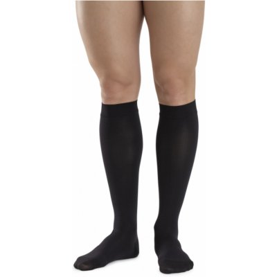 RelaxSan Lékařské kompresní podkolenky Uzavřená Černá – Zboží Mobilmania