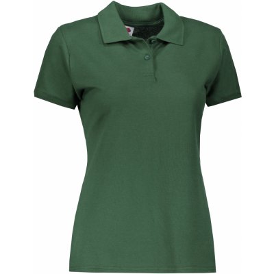 FRUIT OF THE LOOM LADY FIT PREMIUM POLO BOTTLE GREEN
