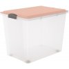 Úložný box Rotho úložný box Compact 70L růžová