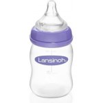 Lansinoh skleněná kojenecká láhev s NaturalWave TM savičkou savička S 160ml – Zboží Dáma