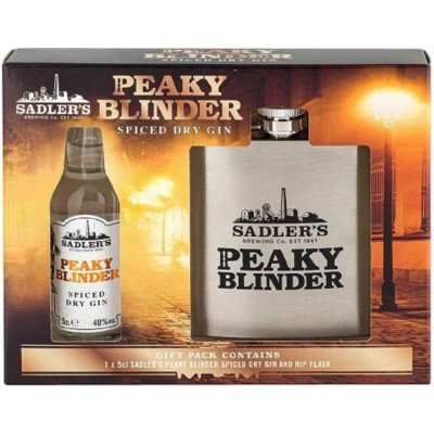 Peaky Blinder Spiced Dry Gin Miniatura 40% 0,05 l (dárkové balení placatka)