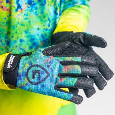 Adventer & fishing Rukavice Saltwater Long Gloves Mahi Mahi – Zboží Mobilmania