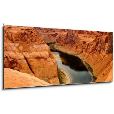 Skleněný obraz 1D panorama - 120 x 50 cm - The Grand Canyon Velký kaňon – Zboží Mobilmania