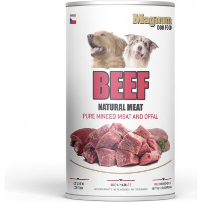 Magnum dog food Natural BEEF Meat dog 1,2 kg – Zboží Mobilmania