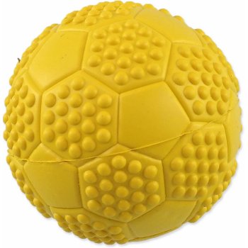 Dog Fantasy fotbal s bodlinami pískací mix barev 7 cm