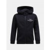 Dětská mikina Peak Performance Jr Original Zip Hood Black/grey Melange