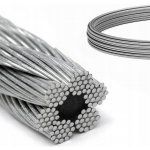 Ocelové lanko 5mm, oplet 6x19, pozink, 50m – Hledejceny.cz