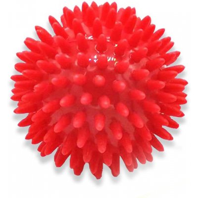 Rehabiq Masážní míček ježek 8 cm 1 ks červený – Zboží Mobilmania