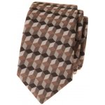 Avantgard kravata Lux Slim 571-1995 béžová – Zboží Dáma