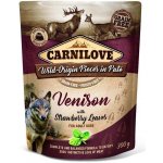 Carnilove Paté Venison with Strawberry Leaves 300 g – Zboží Mobilmania