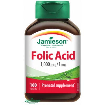 Jamieson Folic Acid 1 mg 100 tablet