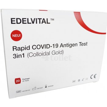 Anbio Xiamen Biotechnology Rapid COVID-19 Antigen Test Colloidal Gold 20 ks