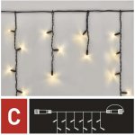 Emos D2CW01 LED řetěz černý rampouchy teplá bílá 3m – Hledejceny.cz