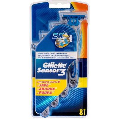 Gillette Sensor3 8 ks – Hledejceny.cz