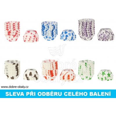 Wiky Košíčky barevné 6cm 3cm v.1,5cm 200ks – Zboží Mobilmania