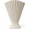 Váza Váza FOUNTAIN 30,5 cm, bílá, kamenina, ferm LIVING