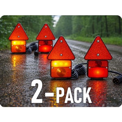 KAMAR Sada svítidel magnet + kabel 7.5m, trojúhelník, 2-PACK! [L1070-Z] – Hledejceny.cz