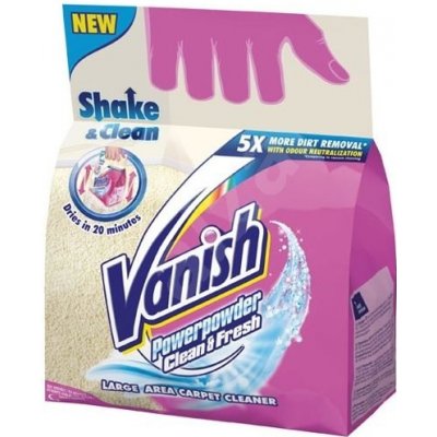 Vanish Clean & Fresh prášek na čištění koberců 650 g – Sleviste.cz