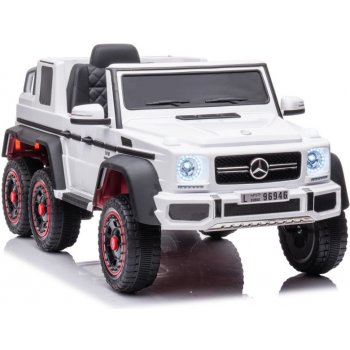 Mamido Elektrické autíčko Mercedes Benz G63 6x6 bílá