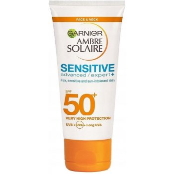 Garnier Ambre Solaire Sensitive opalovací krém SPF50+ 50 ml