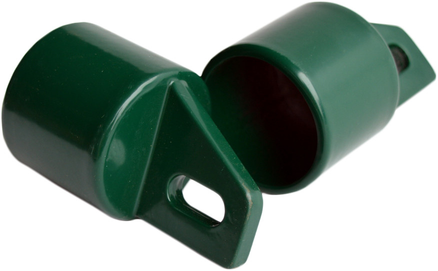 Koncovka na rozpěru Al + PVC 38mm zelená