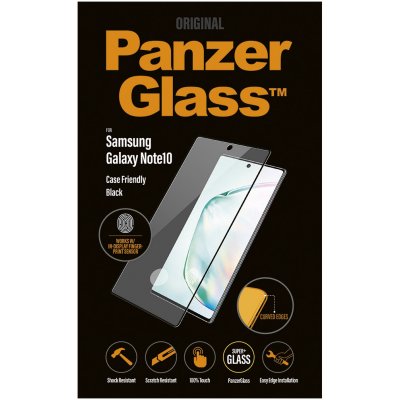PanzerGlass - Tvrzené Sklo Case Friendly pro Samsung Galaxy Note 10, black, Černá 7201 – Zbozi.Blesk.cz