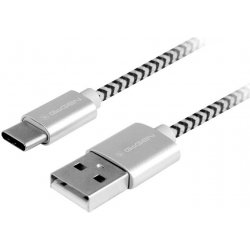 GoGEN GOGUSBAC100MM24T Propojovací USB kabel, USB A vidlice M - USB type C vidlice M