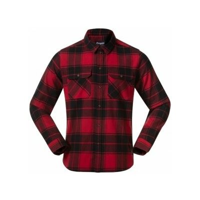 Bergans Nordmarka pánská flanelová košile red – Zboží Dáma