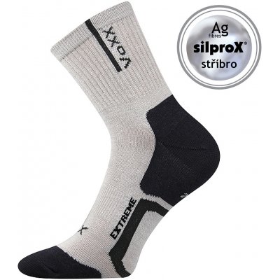 VoXX sportovní ponožky Josef včetně nadměrných světle šedá – Zboží Mobilmania