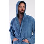Vienetta pánský župan s kapucí Albert modrošedá – Sleviste.cz