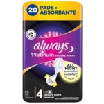 Always Platinum secure all night ultra 4 vložky 20 ks – Zboží Dáma