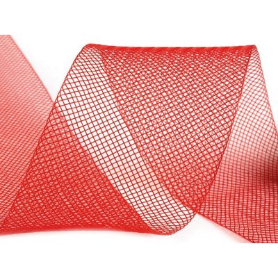 Modistická krinolína šíře 5 cm červená – Zboží Mobilmania