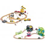 KidLand Dřevěná železnice Staveniště – Zboží Mobilmania