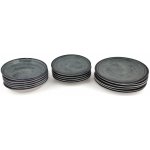 ASIR Porcelánová jídelní souprava tmavě modrá 18 ks – Hledejceny.cz