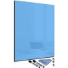 Tabule Glasdekor Magnetická skleněná tabule 120 x 90 cm nebeská modrá