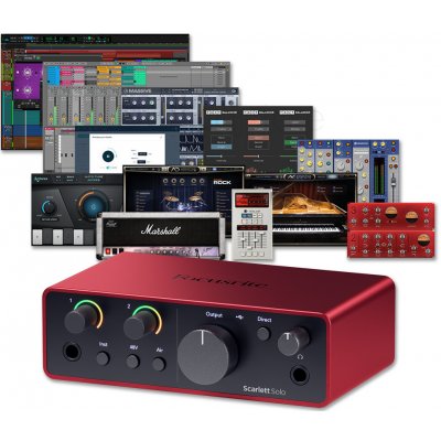 Focusrite Scarlett Solo 4th Gen – Zboží Mobilmania