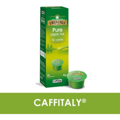 Caffitaly Kapsle Ecaffé čaj PURE zelený systém 10 kusů