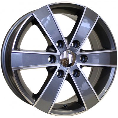 Racing Line BK474 7x16 6x120 ET50 grey polished – Hledejceny.cz