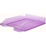 Victoria plastový odkladač transparentní fialový – Sleviste.cz