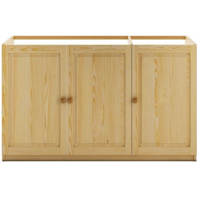 Drewmax KW111 dřevěná kuchyňská skříňka masiv borovice – Zboží Mobilmania