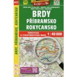 Brdy Příbramsko Rokycansko mapa 1:40 000 č. 417 – Zboží Dáma