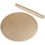 Pro Háčkování Prostírání metalické zlaté 38 cm – Zboží Dáma