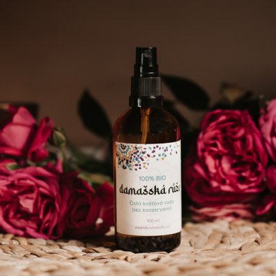 Maroqueen 100% BIO marocká růžová voda damašská růže 500 ml – Zboží Dáma