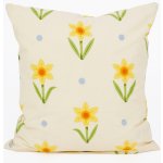 MKLuzkoviny.cz Bavlna Renforcé Narcis bíložluté 40 x 40 cm – Zboží Mobilmania