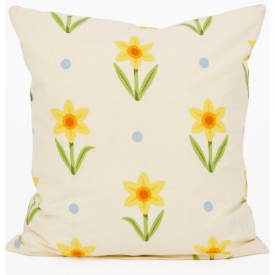 MKLuzkoviny.cz Bavlna Renforcé Narcis bíložluté 40 x 40 cm – Zboží Mobilmania